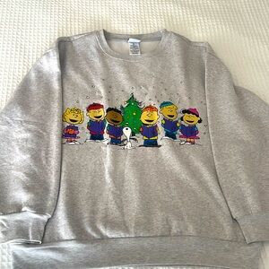 Light up Charlie Brown holiday crewneck